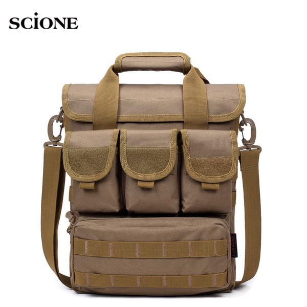 

men outdoor tactical bag molle messenger bags camouflage single shoulder belt sack for sports toolkit handbag xa158wa