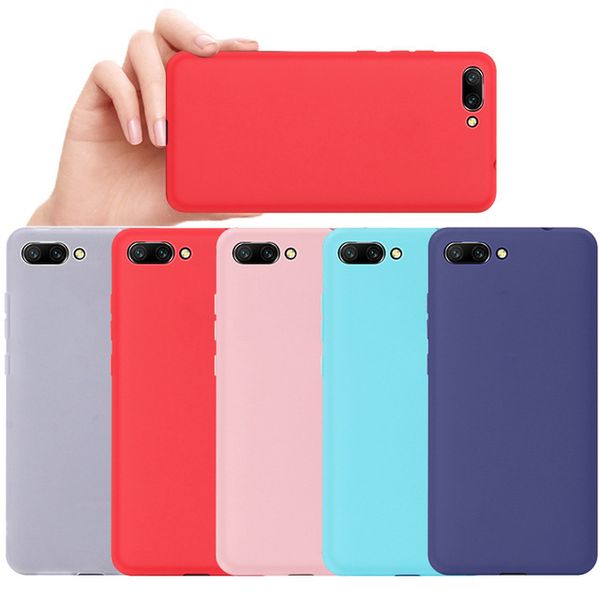 

for huawei honor 20 pro 20i v20 v10 10 lite 9 8x max play ultra thin silica gel software tpu color caramel soft matte cover
