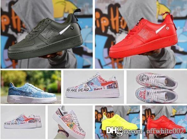 

Summer forces Running Shoes Hot Classic All High and low White black Wheat men women Sports sneakers Forceing skate Shoes size 36-45