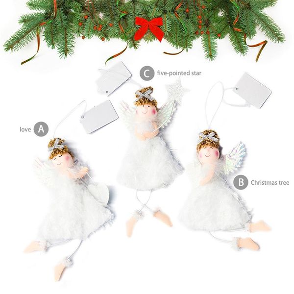 

plush angel pendant creative christmas tree closet decoration pendant wedding romantic angel decoration home