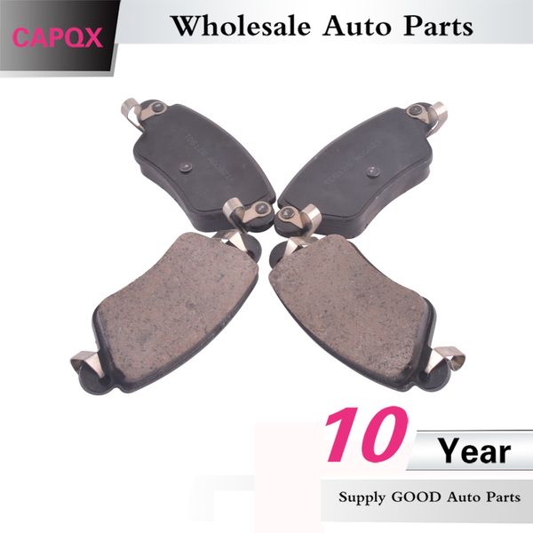 

capqx 4pcs/set rear brake pad disc brake pad kit td-5128 for luxgen suv 7