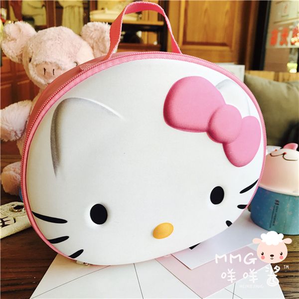 

korean cartoon cute hello kitty lunch bag children lunch box insulation bag outdoor picnic ice bag portable portable storage pouch