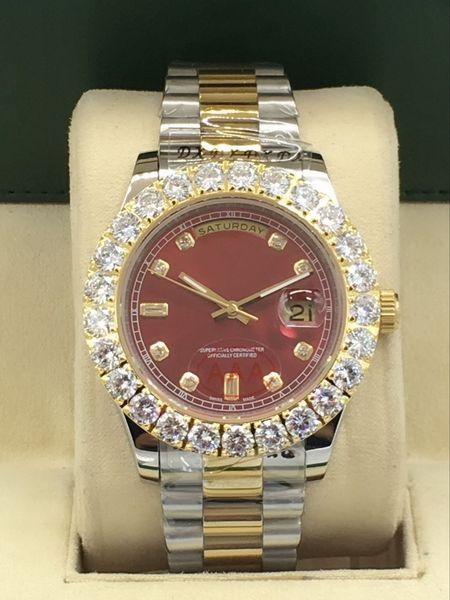 

2019 Новое поступление роскошные мужские ДЕНЬ ДАТА Механические наручные часы из н