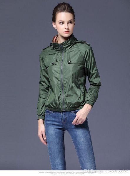 

2019 women jackets plain autumn cotton coat padded casual coat jacket fashion outerwear plaid quilting padded parkas 9652, Black;brown