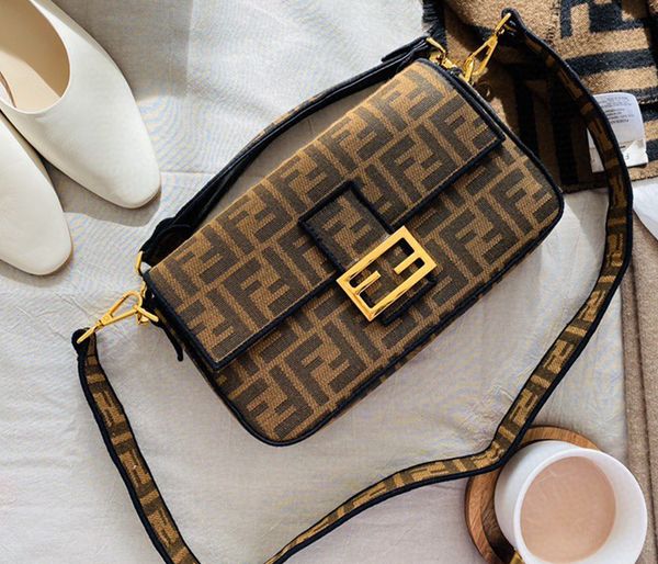 

дизайнер luxury тотализатор сумка нового ff-сумка высокого качества плеча сумка мода кроссбодите сумку сумка с коробкой, Black