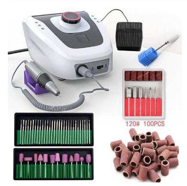 

32w 35000rpm manicure machine electric nail drill machine apparatus for manicure pedicure with file cutter nail drill bits tool