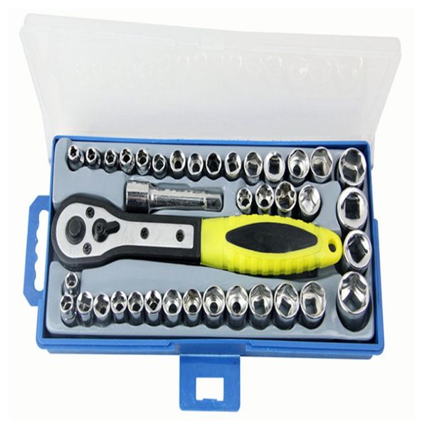 

40pcs auto repair tool socket set ratchet wrench set hardware tool