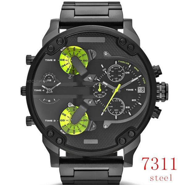 

Sport military montres mens new original reloj big dial display diesels watches dz Quartz watch Male Wristwatch Montre Homme