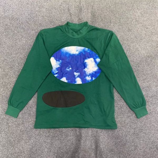 

kanye west oversize cpfm jesus is king one piece no stitching crewneck sweatshirts mens women jesus is king hoodie, Black