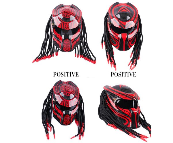 

carbon fiber helmet red gossip carbon fiber motorcycle red helmet iron full face moto helmet