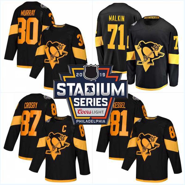 

2019 Stadium Series Jerseys Mens Patric Hornqvist Jake Guentzel Phil Kessel Kris Letang Evgeni Malkin Sidney Crosby Pittsburgh Hockey Jersey