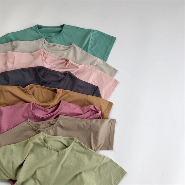 

hx япония корейский ins fashions маленькие мальчики девочки тис чистый хлопок топы лето качество tshirts твердотопливные дети мальчики топы, Blue