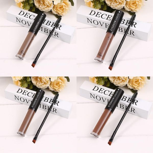 

women waterproof no fade liquid tattoo eyebrow waterproof liquid tattoo eyebrow gel. 4.5ml gel brush makeup