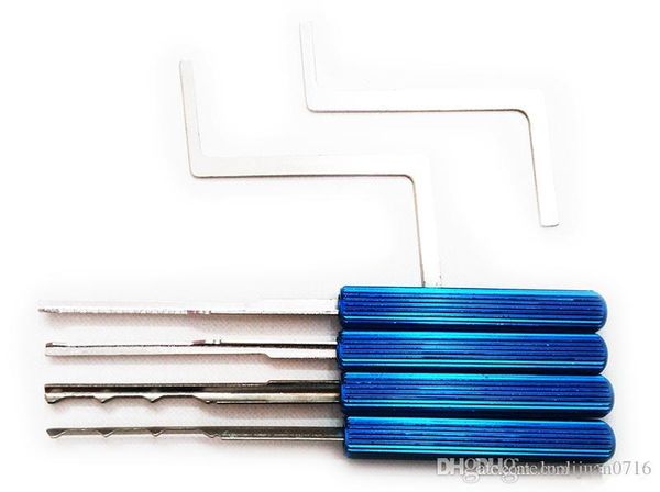 

Хорошее качество ГОСО Professional 6шт Класс Dimple отмычку Set Auto Взлом Civil слесарные инструменты