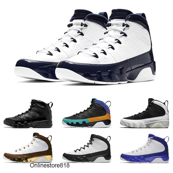 

9 men basketball shoes 9s dream it do it unc bred space jam mop melo mens trainer athletic sports sneakers size 41-47