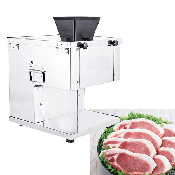 Factory Outlet 110 V/220 V QRJ-TF Modell Fleischschneider für Restaurant Fleischschneidemaschine 850 W Fleischschneidemaschine