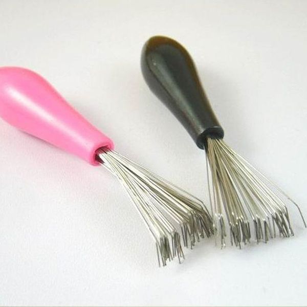 

1шт мини-шкаф инструмент расческа щетка для волос очиститель встроенный инструмент салон дома выбрать пластиковую ручку бренд бытовой инстру