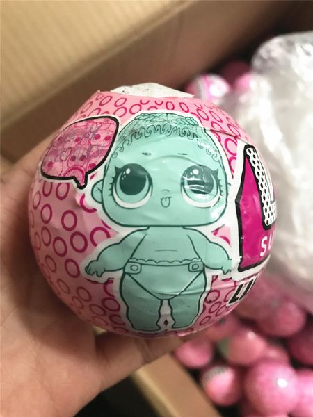 

wholesale lil sister fashion doll ball action figures doll girls' diy gift toy dhl free