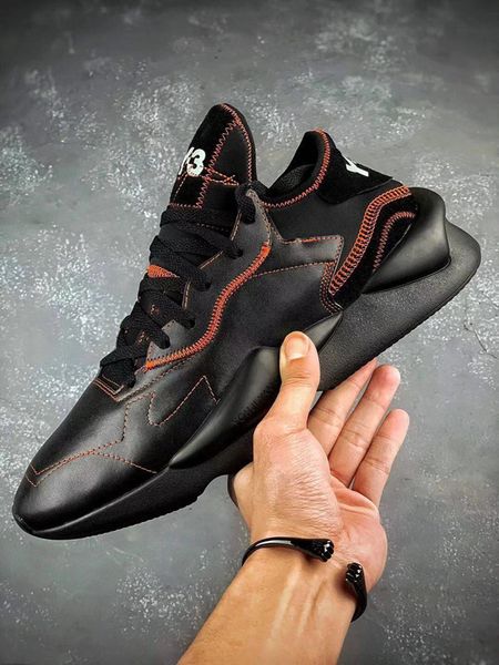

2019 mens woman casual shoe y3 kaiwa chunky running shoes y-3 kaiwa chunky sports sneakers training casual shoes size 36-45 c13, Black