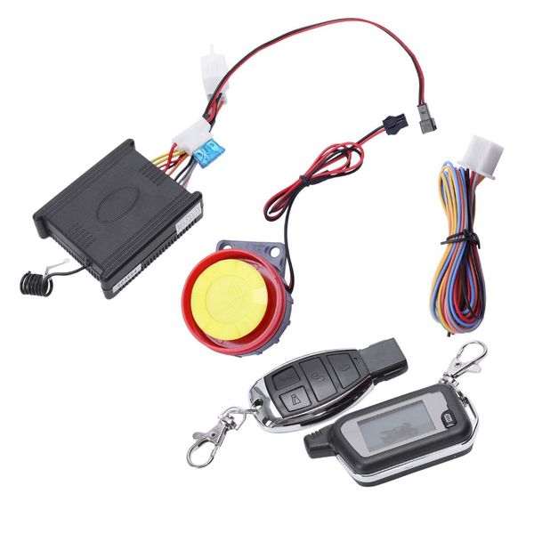 

12v motorcycle visible two-way burglar alarm 433mhz alarm car