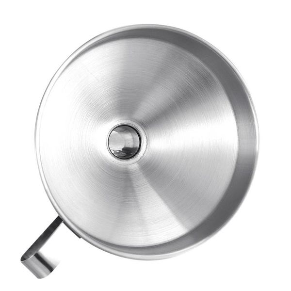 

functional stainless steel kitchen oil honey funnel with detachable strainer/filter for perfume liquid water tools