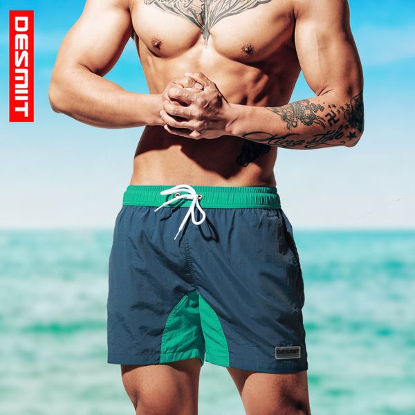 

cross-border 2020 new desmiit beach pants men's sweat-wicking swimming trunks loose beach shorts