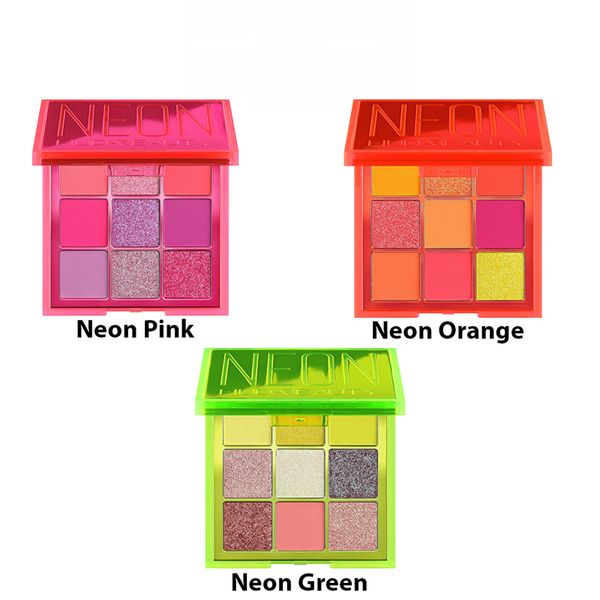 

New beauty eye makeup neon ob e ion palette beauty neon pink orange green palette ob e ion 9 color himmer hinning matte eye had