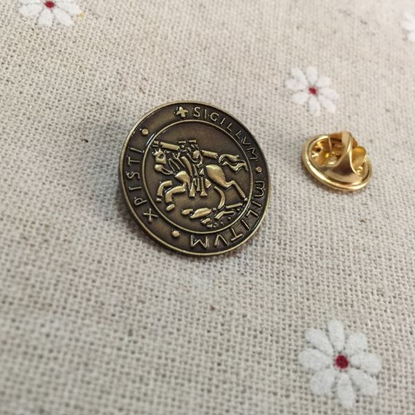 

100pcs masonic pins and brooches masons badge knights templar seal crusaders solomons temple lapel pin other home decor