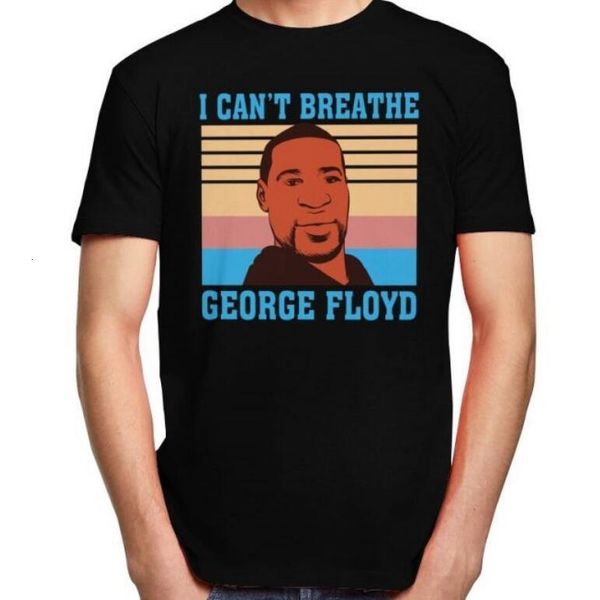 

george floyd george floyd 2020 printed t-shirt i can't breathe duan xiu, White