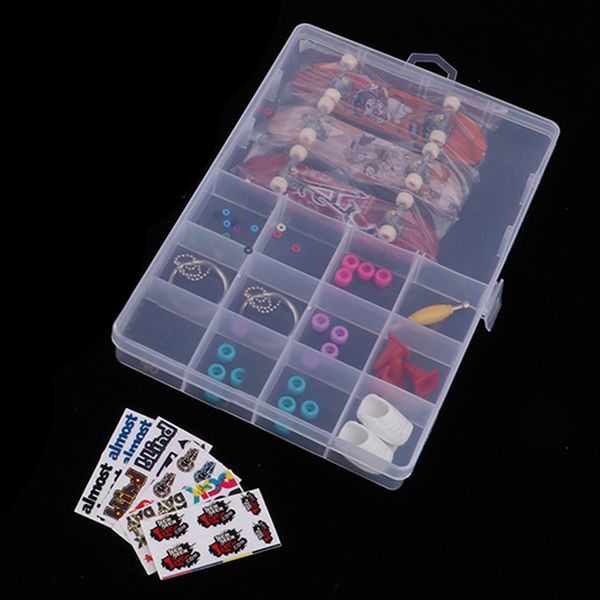 

9pcs/set finger skateboard fingerboard skate board kids table deck mini plastic toy