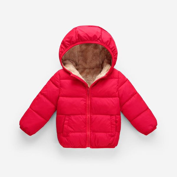 

children down jacket cotton-padded clothes thick children berber fleece cotton-padded clothes men and women cotton-padd, Blue;black