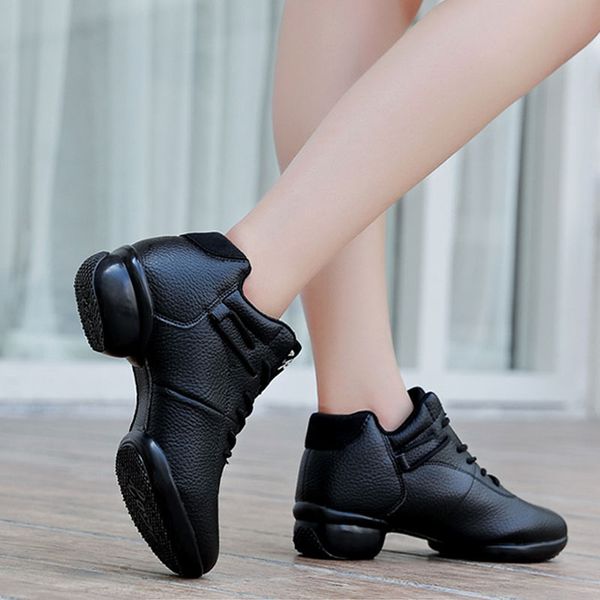 

pu jazz dance shoes woman's modern dance shoes ladies girls ballroom jazz sneakers female outdoor sports trainers