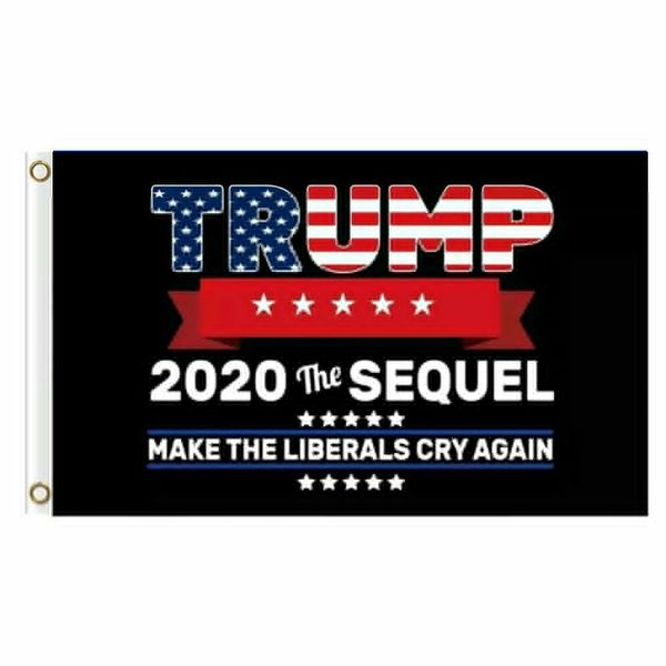 

trump flag the sequel make liberals cry again garden flag outdoor polyester banner outdoor decorative 90*150cm mma2982