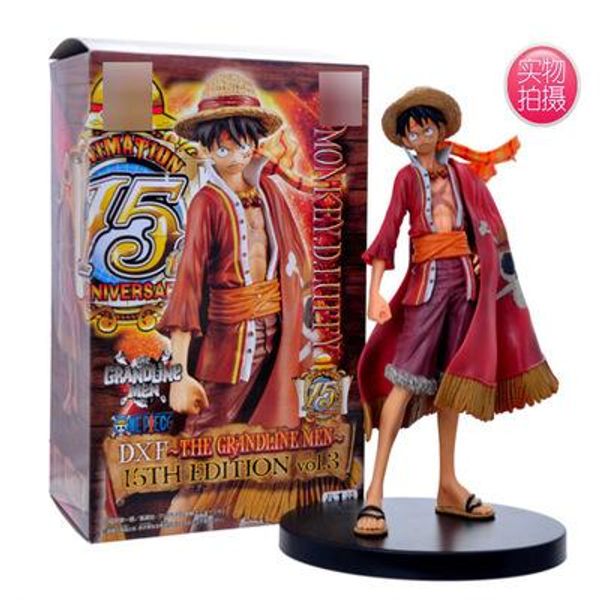 

cute 17cm anime one piece luffy theatrical edition action figure juguetes one piece pop figures collectible model toys kids christmas toy