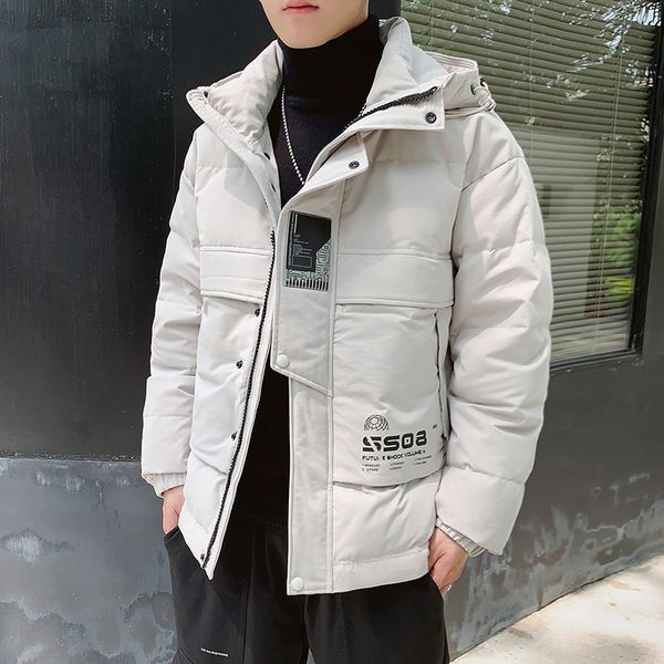 

new arrival autumn winter men coats windproof man warm cotton parkas size m-3xl black blue khaki