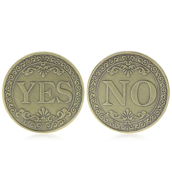 

floral yes no letter ornaments collection arts gifts souvenir commemorative coin collection enthusiasts challenge coin