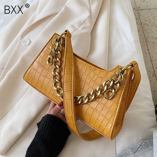 

bxx] crocodile pattern pu leather crossbody bags for women 2020 summer shoulder messenger handbags female travel bag hl896