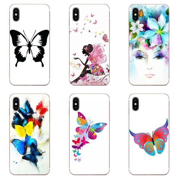 

watercolor butterfly pink love heart for xiaomi mi3 mi4 mi4c mi4i mi5 mi 5s 5x 6 6x 8 se pro lite a1 max mix 2 note 3 4