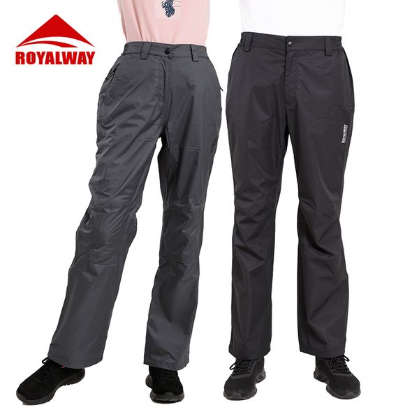 

royalway outdoor travel couple pants waterproof camping hiking fishing mountaineering pants lovers clothes rol7112bs&rom7116bs, Black;green