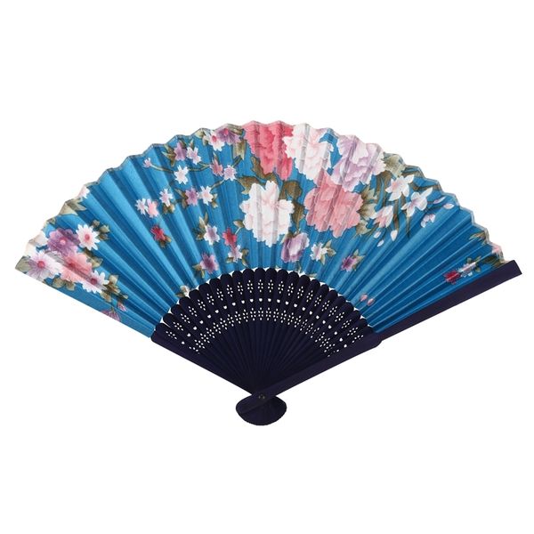 

new-chinese style flower pattern wedding folding handbag blue other home decor