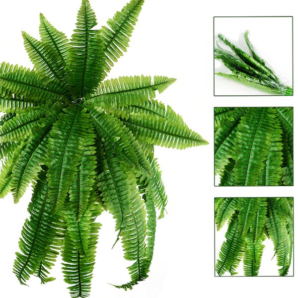 

simulation plastic flower adornment grass green plant pot plant hanging row grass fern leaf persian flower with leaves p20