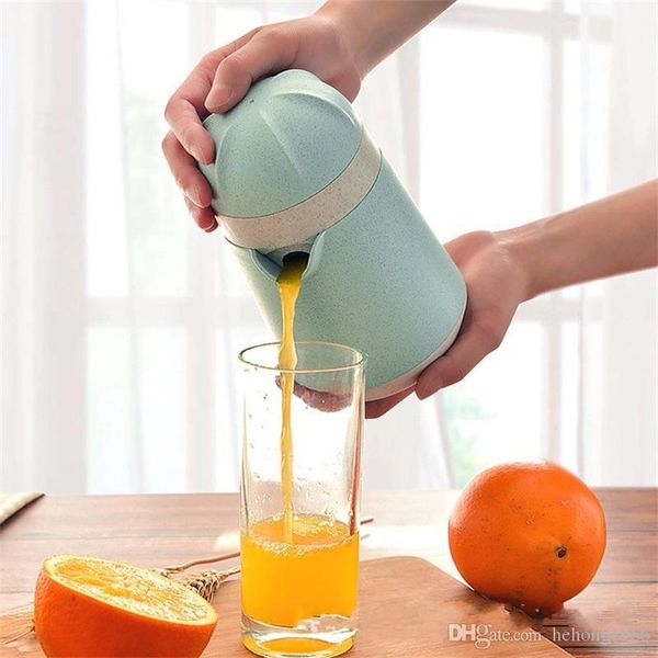 

simple manual juicers wheat straw blue color lemon fruit blender kitchen pressing tool food processors factory direct 12dm e19