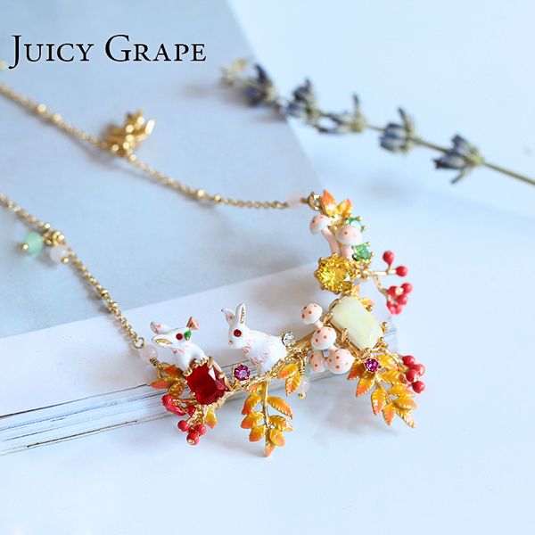 

2017 enamel alice small white gold necklace clavicle chain jewelry women fashion rhinestone choker kolye collier sierade, Silver