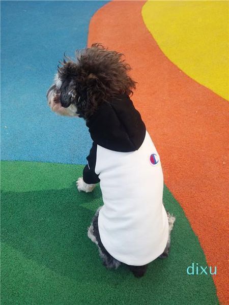 

dog pullover hoodies brand design pet sweatshirts dog hooded hip hop hoodies poppy cat warm autumn winter thick apparel new style k03