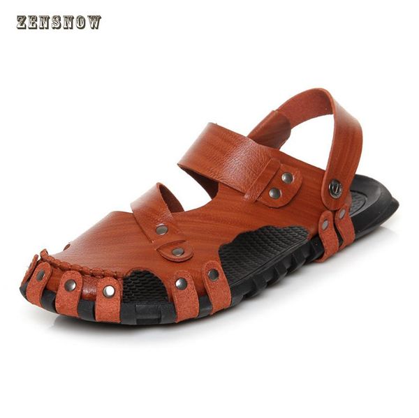 

2018 new men's sandals summer beach shoes casual shoes anti-skid slippers simple fashion tide, Black