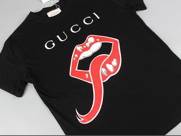 

мужская дизайнерская футболка бренд мода тройники топы дышащие свободные шорты рукава шаблон печатных роскошные топы футболка лето, White;black