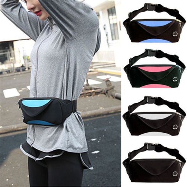 

running bum bag fanny pack travel waist bags money zip belt pouch outdoor sports wallet pack