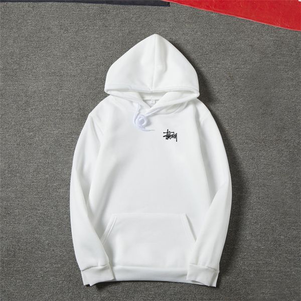 

wholesale-2020 new space cotton round neck white men's hoodie hip hop casual large plus size 3xl men's sweatshirt, Black