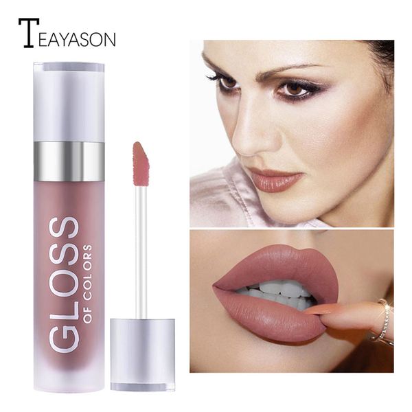 

maquiagem nude lipsticks waterproof long lasting lips liquid waterproof matte liquid lipstick lip gloss makeup new arrival