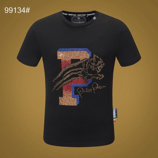 

p вскользь t shirt men streetwear роскошная футболки для мужские футболки букв вышивки мужчин топы с коротким рукавом футболки, White